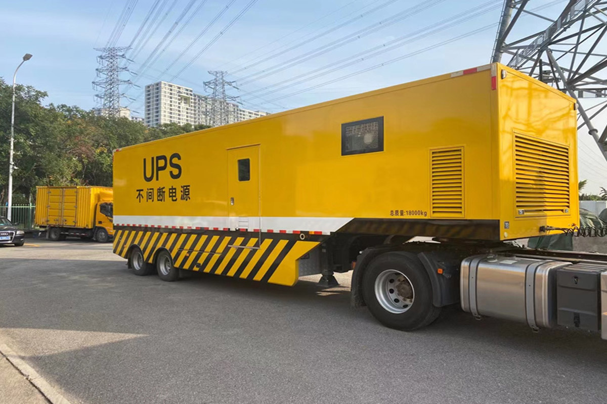大丰发电机租赁施工现场